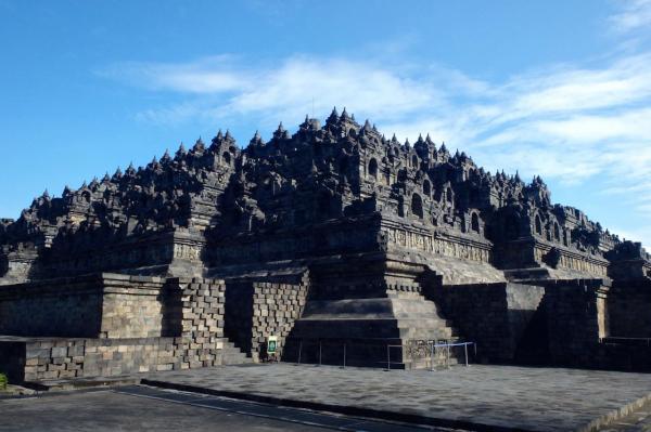 Vue d'ensemble de Borobudur