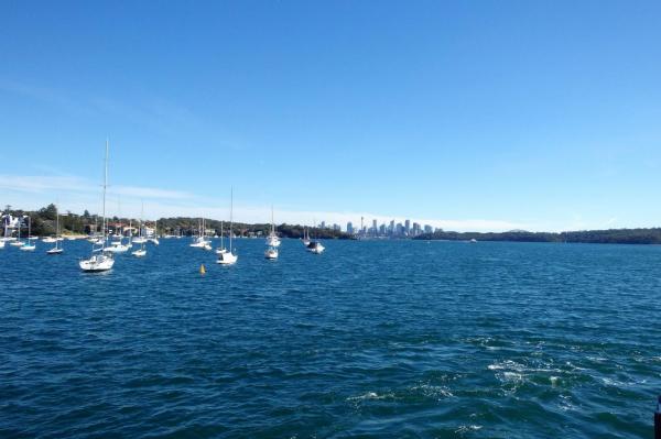 Sydney vu depuis l'entrée de la baie