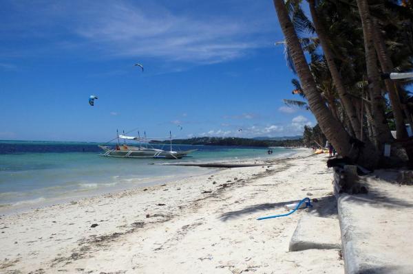 La plage de notre auberge - Bulabog Beach - Boracay