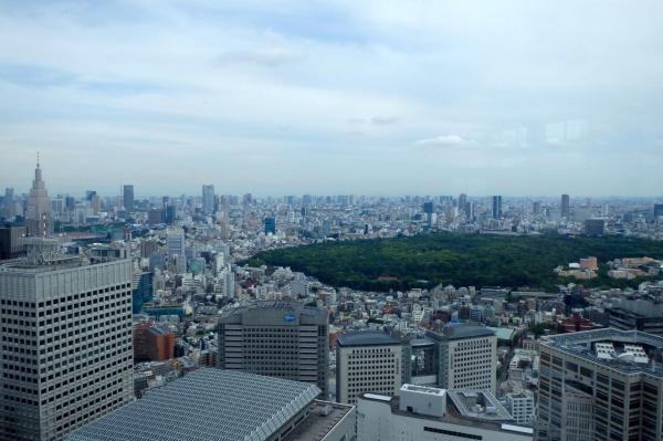 Vue de Tokyo depuis la tour de la Mairie