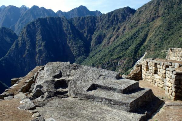 un temple au Machu Picchu