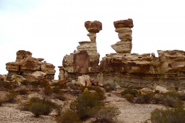Les formations rocheuses datant du Trias